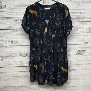 Wayward Fancies Woodland Animal Print Dress XL